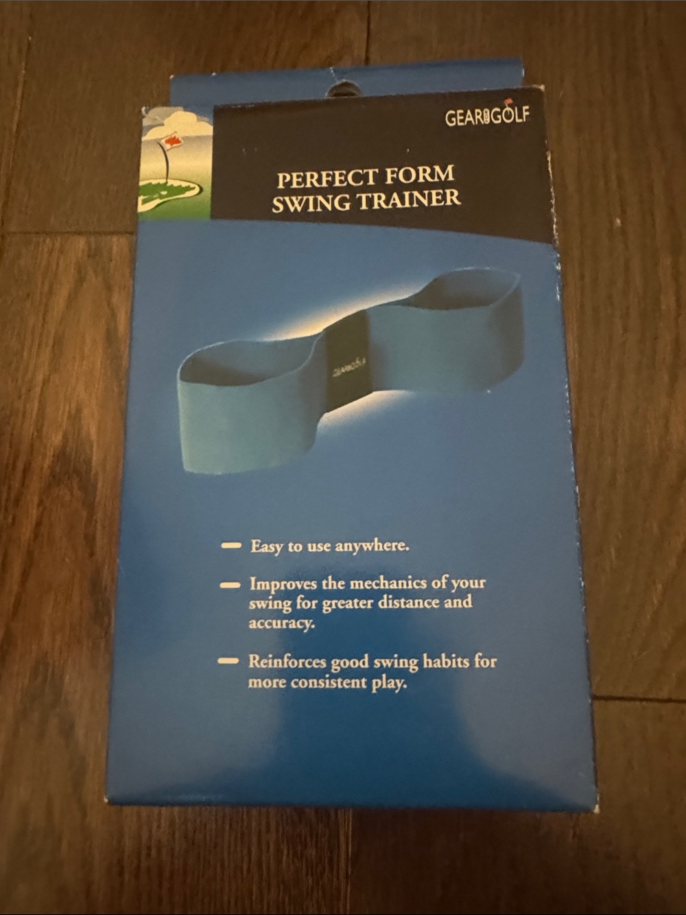 GEAR FOR GOLF Perfect Form Swing Trainer - Blue. In box.